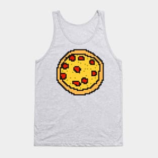 Eating 8bit Pixelart Pizza Food Tank Top